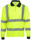 Hi Vis Long Sleeve Polo Shirts photograph