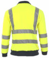 Hi Vis Yellow Sweatshirt with Black Trim EN20471 photo