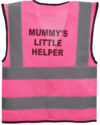 “Mummy’s Little Helper” Fuchsia Pink Childrens Hi Vis Vest photo