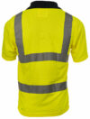 Solid Yellow Hi Vis Polo Shirt EN20471 photo