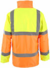 Superior Yellow & Orange Hi Vis Padded Parka EN20471 photo