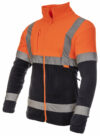 Orange & Navy Two-Tone Polar Fleece Not PPE photo
