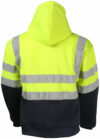 Yellow & Navy No Zip Hi Vis Hoodie photo