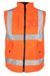 Orange Hi Vis Reversible Fleece Lined Body Warmer EN20471 & RIS-3279-TOM photo
