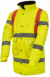 Reflexite / Oralite Red Brace Hi Vis Padded Parka photo