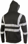 Black Full Zip Hi Vis Hoodie photo