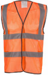 Orange Open Mesh Hi Vis Vest photo