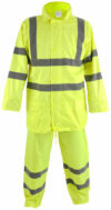 Hi Vis Yellow Rain Suit photo