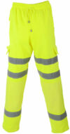 Yellow Superior Hi Vis Joggers EN20471 photo