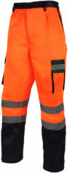 Orange & Navy Combat Work Trousers 31" Leg Not PPE photo