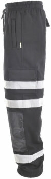 Black Superior Hi Vis Joggers photo