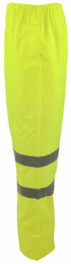 Yellow Breathable Waterproof Trousers EN20471 photo