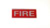 Heat-Applied FIRE Reflective Badge Front photo