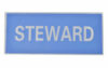 Heat-Applied STEWARD Reflective Badge Back photo