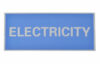 Heat-Applied ELECTRICITY Reflective Badge Back photo