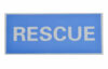 Heat-Applied RESCUE Reflective Badge Back photo