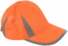 Orange Hi Vis Baseball Cap Not PPE photo
