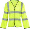 Yellow Hi Vis Jacket: Fabric, Flame Retardant & Antistatic photo